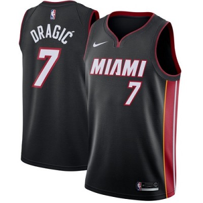 Nike Miami Heat #7 Goran Dragic Black Youth NBA Swingman Icon Edition Jersey
